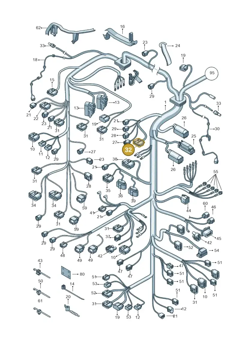 1J0973775A — SEAT Ibiza (2012-) diagram 639971800, position 32