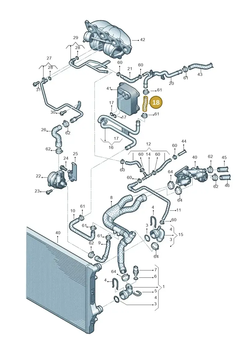 1K0121058BH — Volkswagen GOLF VARIANT           07> (2007-) diagram 474121150, position 18