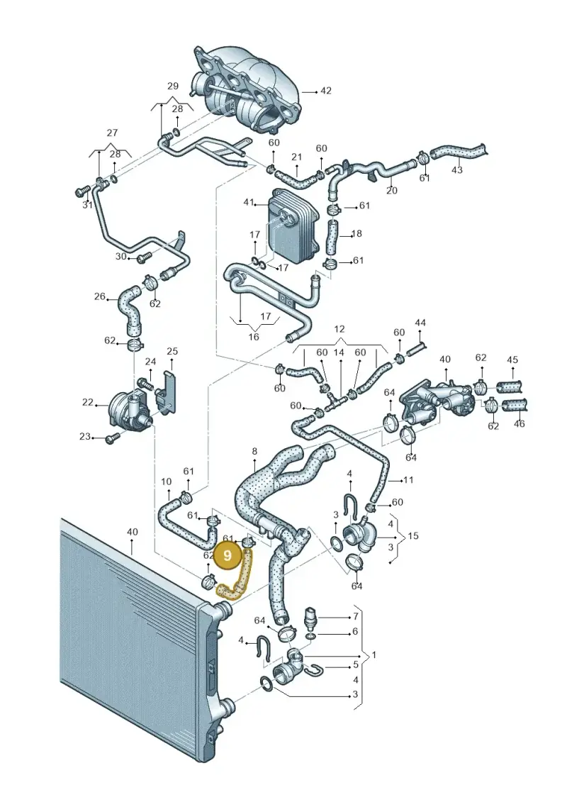 1K0121109AM — Volkswagen GOLF VARIANT           07> (2007-) diagram 474121150, position 9