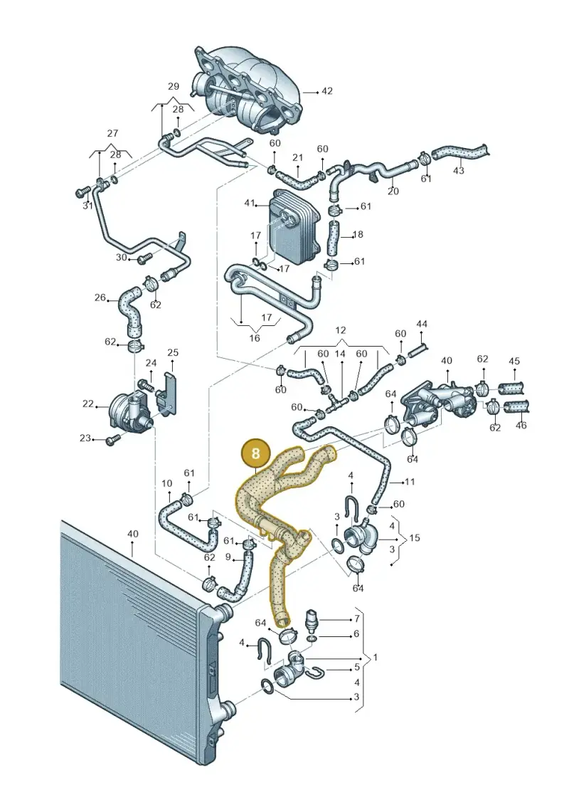 1K0121156CE — Volkswagen GOLF VARIANT           07> (2007-) diagram 474121150, position 8