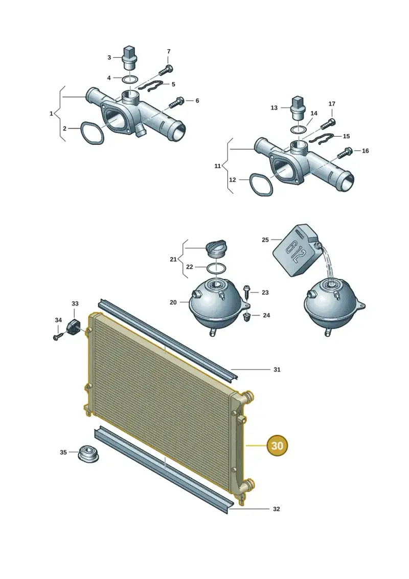 1K0121251AB — Volkswagen New beetle (2011-2016) diagram 420121760, position 30