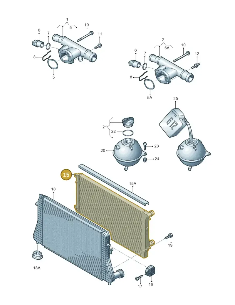 1K0121251EJ — Skoda Superb comfort (2008-2013) diagram 419121800, position 15