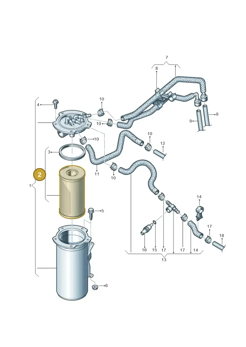 1K0127434B — Volkswagen Golf Plus (2011-2014) diagram 729127100, position 2
