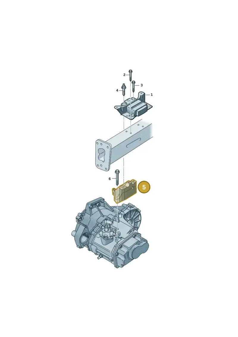 1K0199117CF — Volkswagen T-Roc convertible 1.5 (2019-2024) diagram 2gk199050, position 5