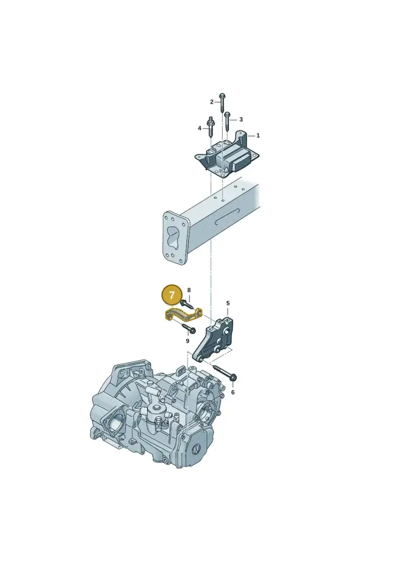 1K0199359E — Volkswagen T-Roc convertible 1.5 (2019-2024) diagram 2gk199060, position 7