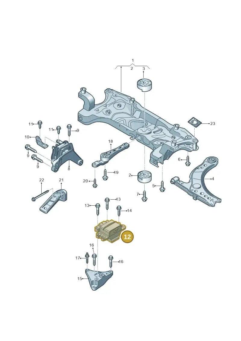 1K0199555CC — Volkswagen Jetta (2013-2014) diagram 692199240, position 12