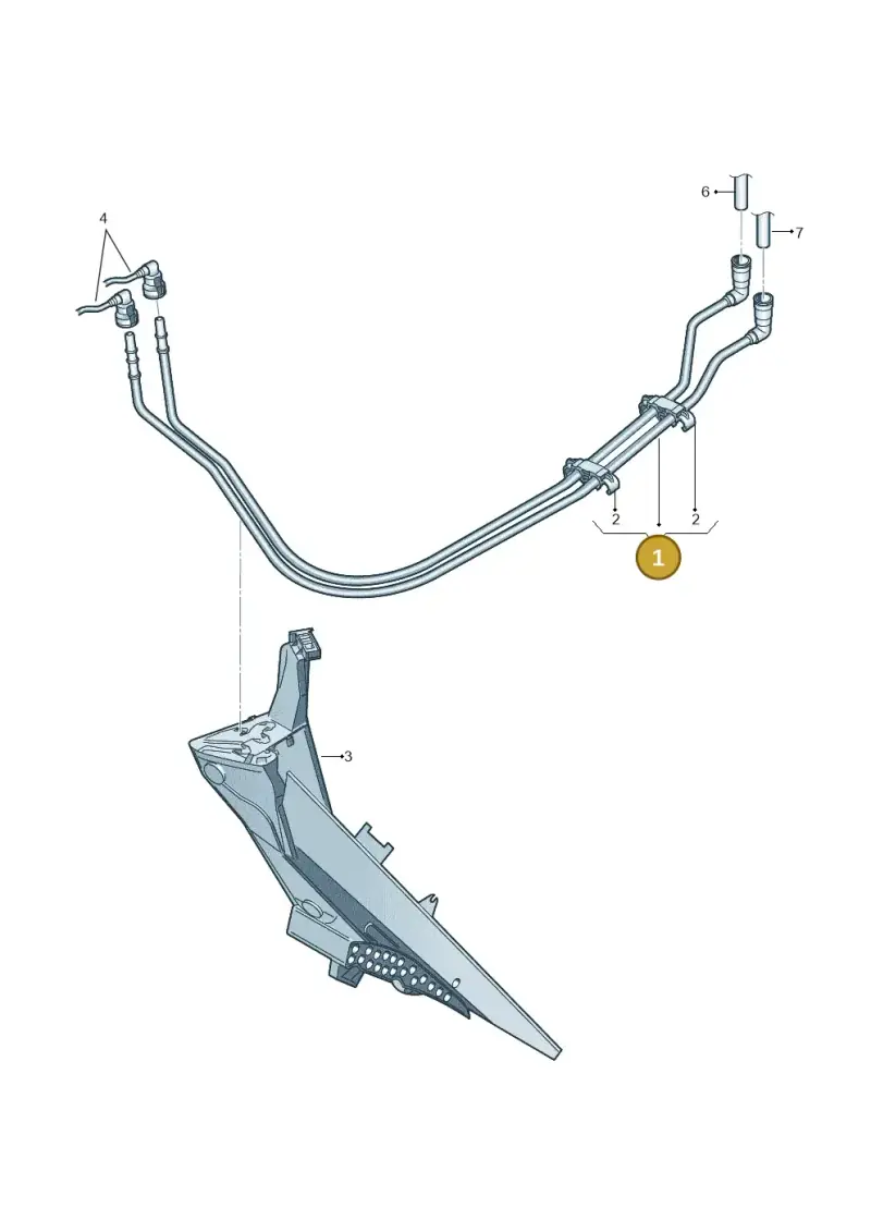 1K0200059BB — Volkswagen Scirocco 2.0 (2014-2017) diagram 786201250, position 1