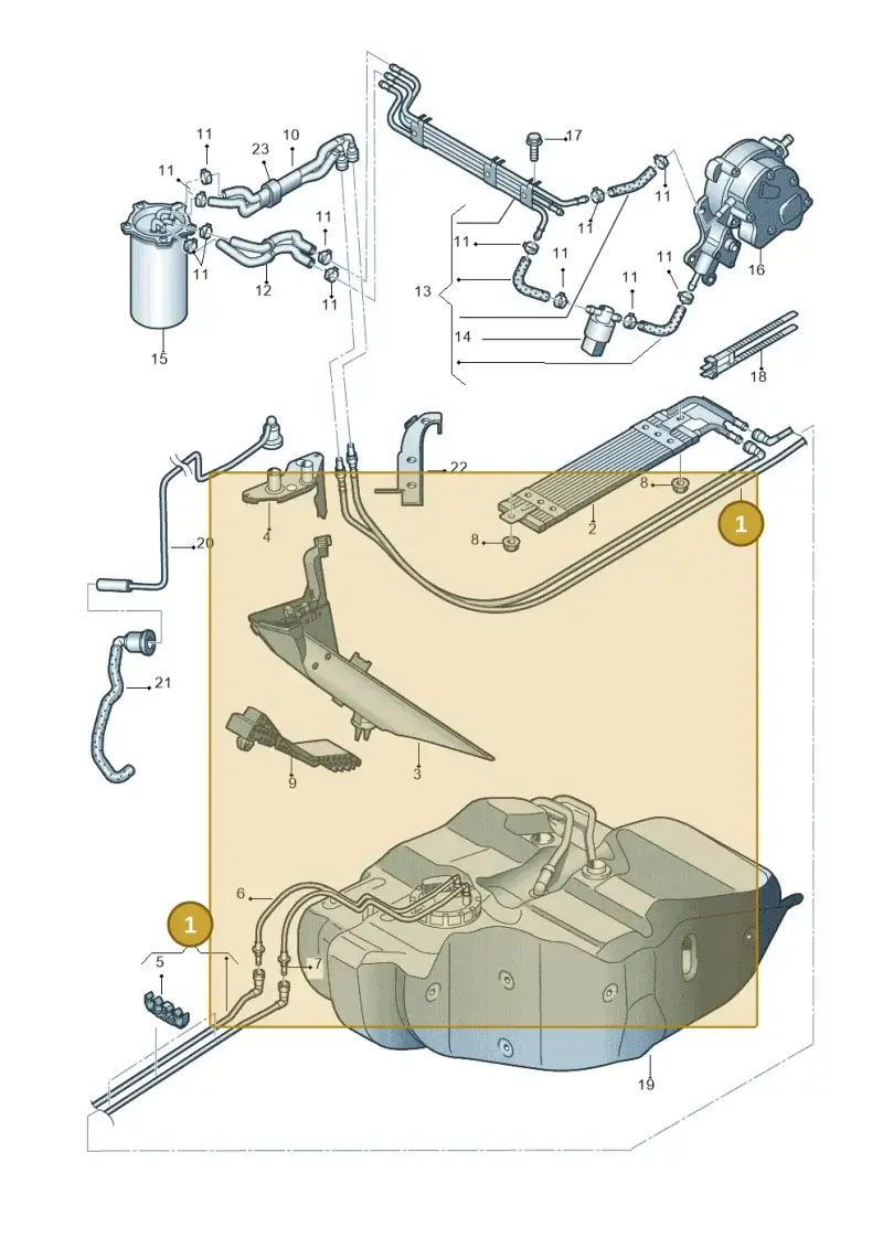 1K0200059BE — Volkswagen GOLF VARIANT           07> (2007-) diagram 409201250, position 1