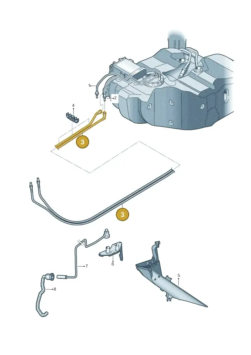 1K0200059CB — Volkswagen Touran 1.9 (2008-2010) diagram 477201400, position 3