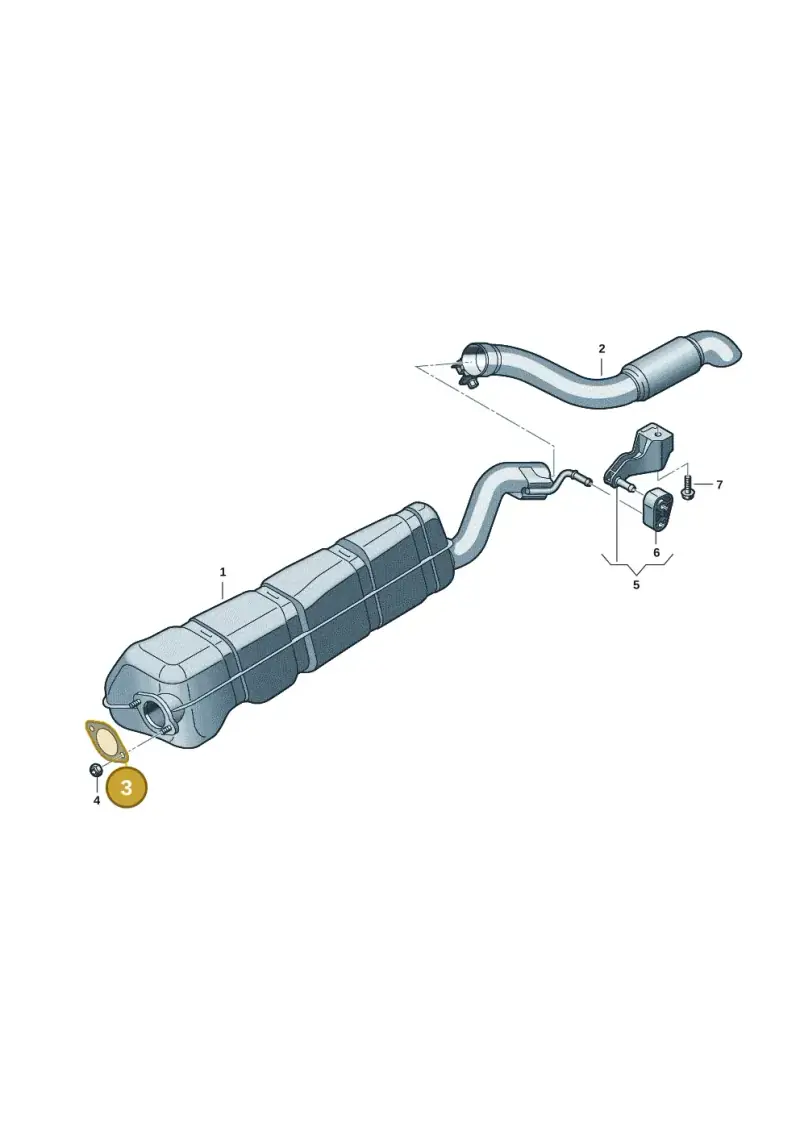 1K0253115M — Volkswagen Caddy Maxi Kombi (2020-2024) diagram 2ka253180, position 3