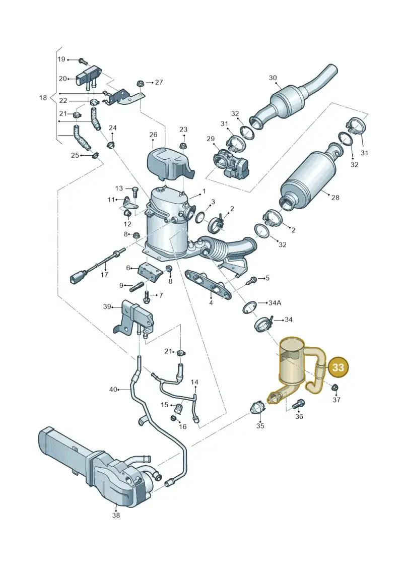 1K0253120B — Volkswagen New beetle (2011-2016) diagram 646253630, position 33