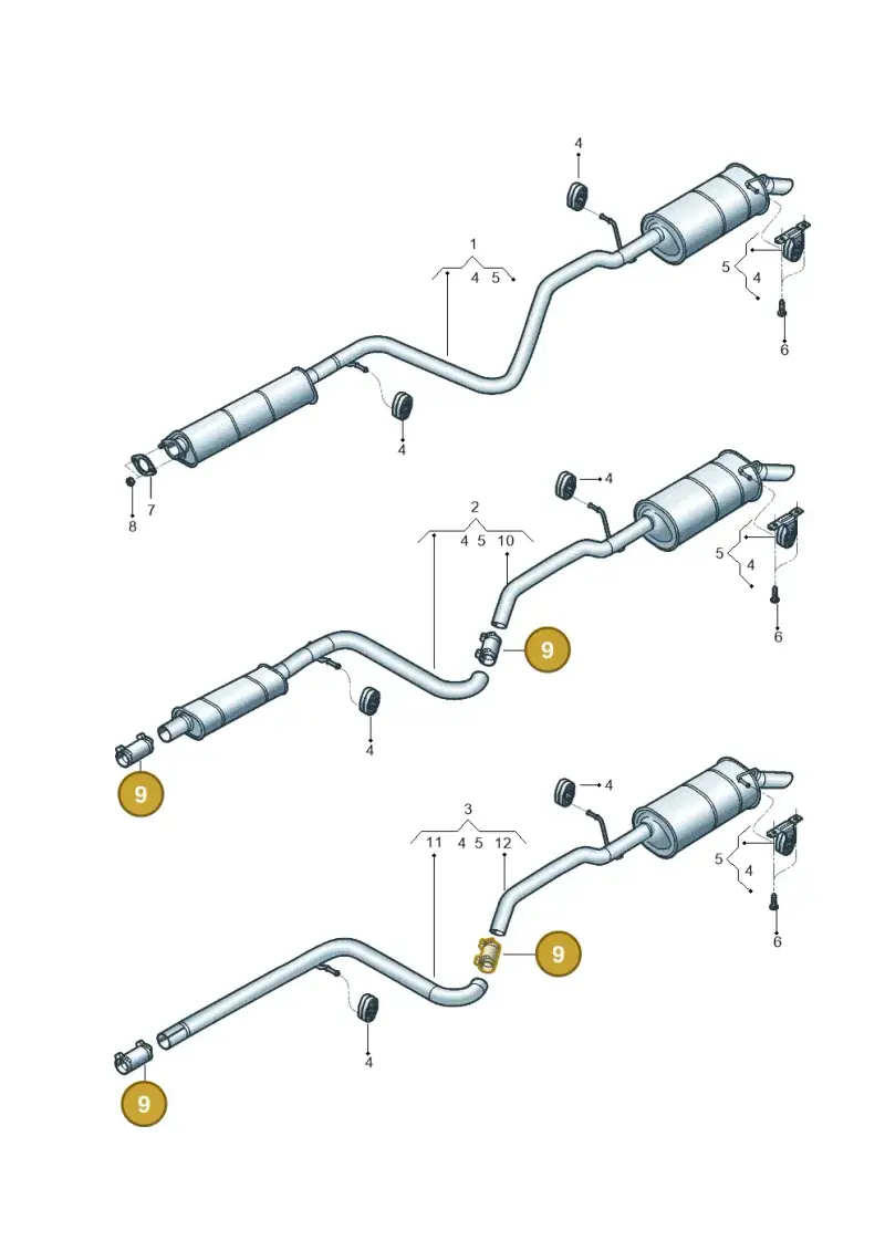 1K0253141F — Volkswagen Saveiro (2016-2017) diagram 557253800, position 9