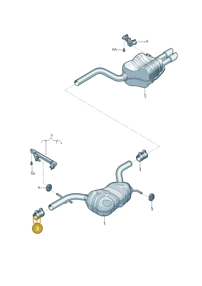 1K0253141F — Volkswagen Jetta 2.0 (2015-2015) diagram 692253830, position 3