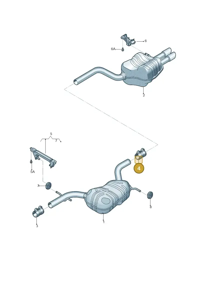 1K0253141M — Volkswagen Jetta 2.0 (2015-2015) diagram 692253830, position 4