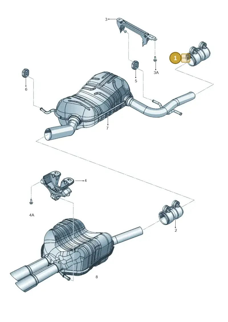 1K0253141N — Volkswagen Jetta (2014-2017) diagram 692253800, position 1
