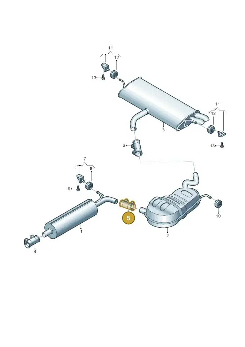 1K0253141S — Volkswagen T-Roc convertible 1.5 (2019-2024) diagram 827254300, position 5