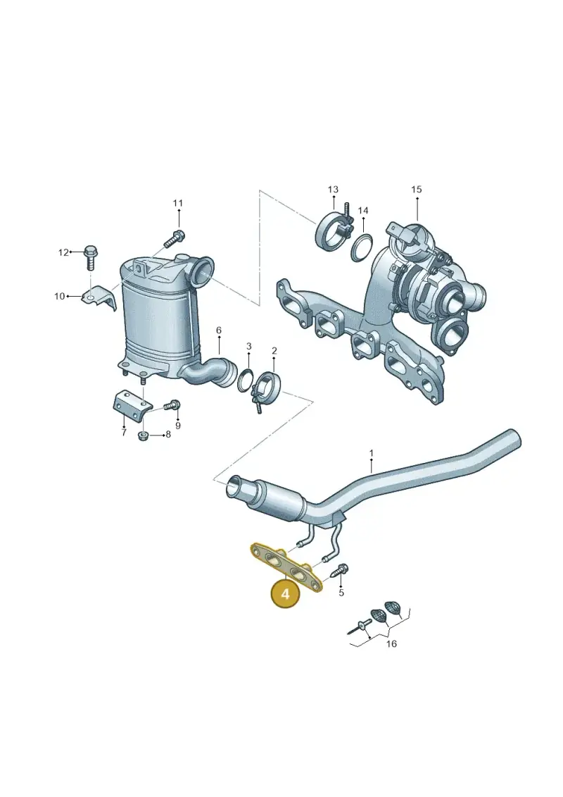 1K0253144AD — Volkswagen Caddy Maxi Kombi (2020-2024) diagram 884253400, position 4