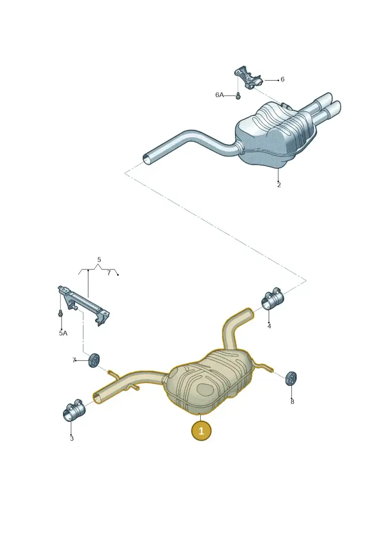 1K0253209AT — Volkswagen Golf estate (2009-2013) diagram 692253830, position 1