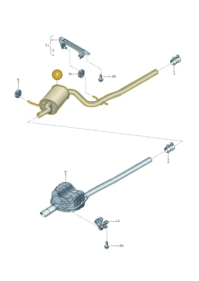 1K0253209CH — Volkswagen Golf estate (2009-2013) diagram 692253820, position 7
