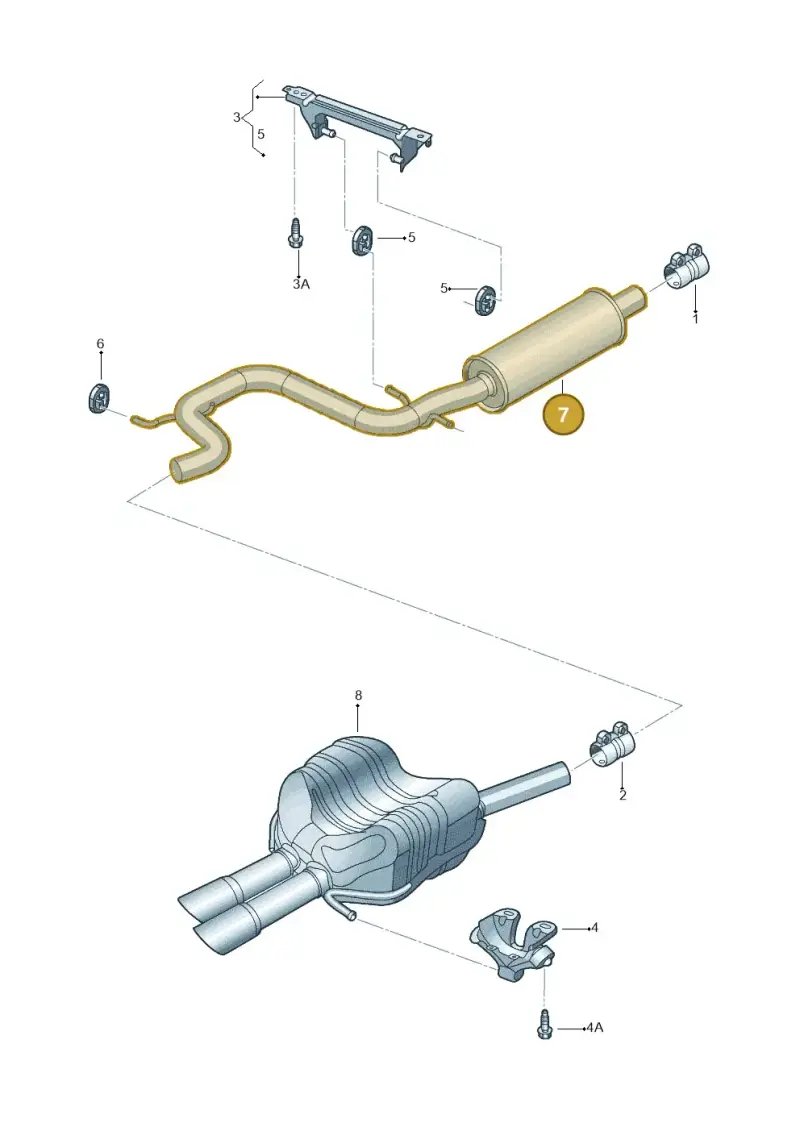 1K0253209L — Volkswagen GOLF VARIANT           07> (2007-) diagram 614253950, position 7