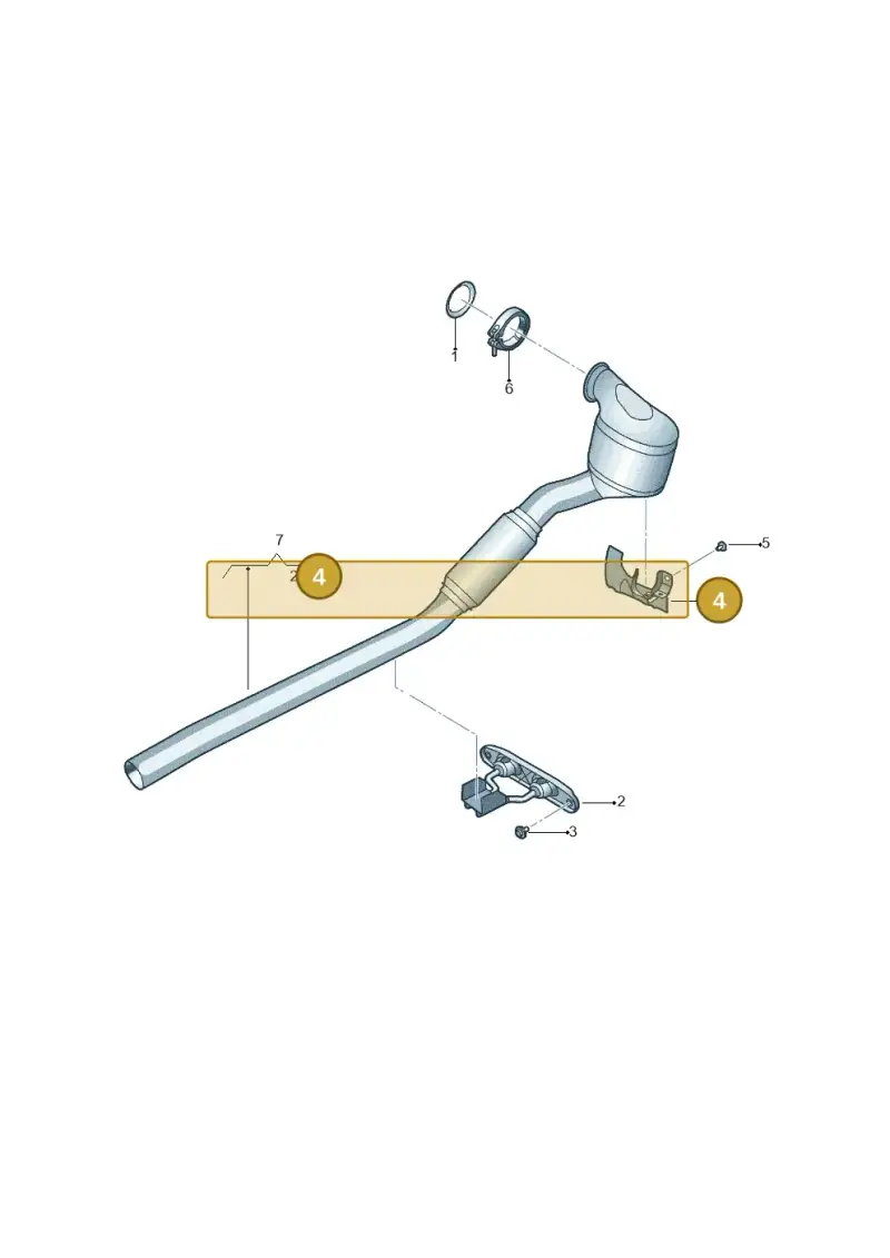 1K0253461AK — Volkswagen JETTA                  06> (2005-) diagram 462253670, position 4
