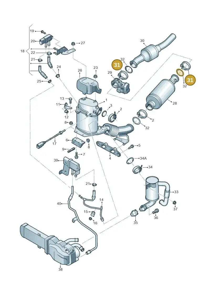 1K0253725B — Volkswagen New beetle (2011-2016) diagram 646253630, position 31