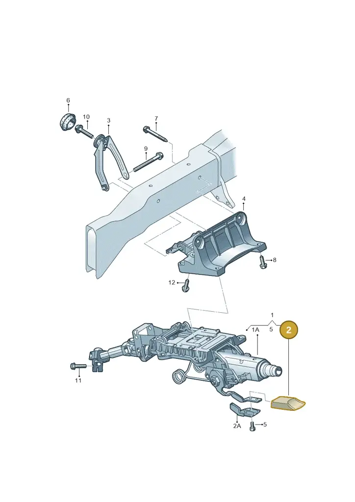 1K0419378 — SEAT Altea XL (2013-) diagram 777419300, position 2