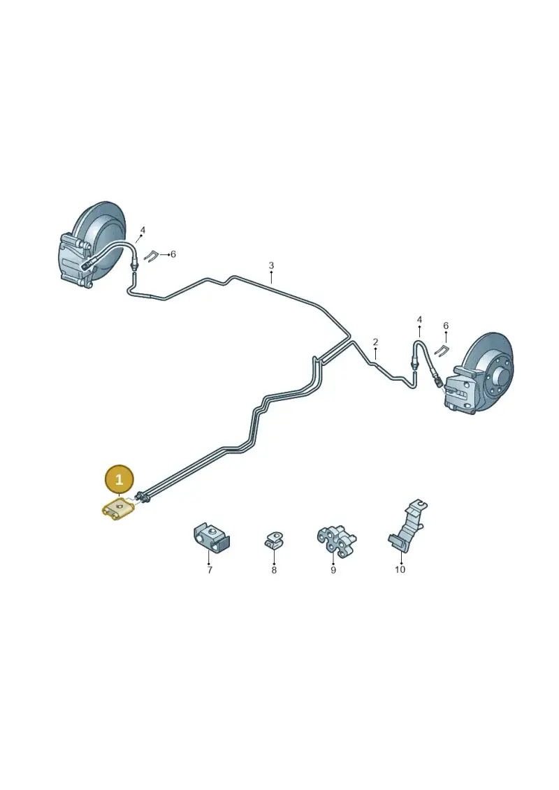 1K0611755 — Volkswagen TIGUAN                 08> (2007-) diagram 634611300, position 1