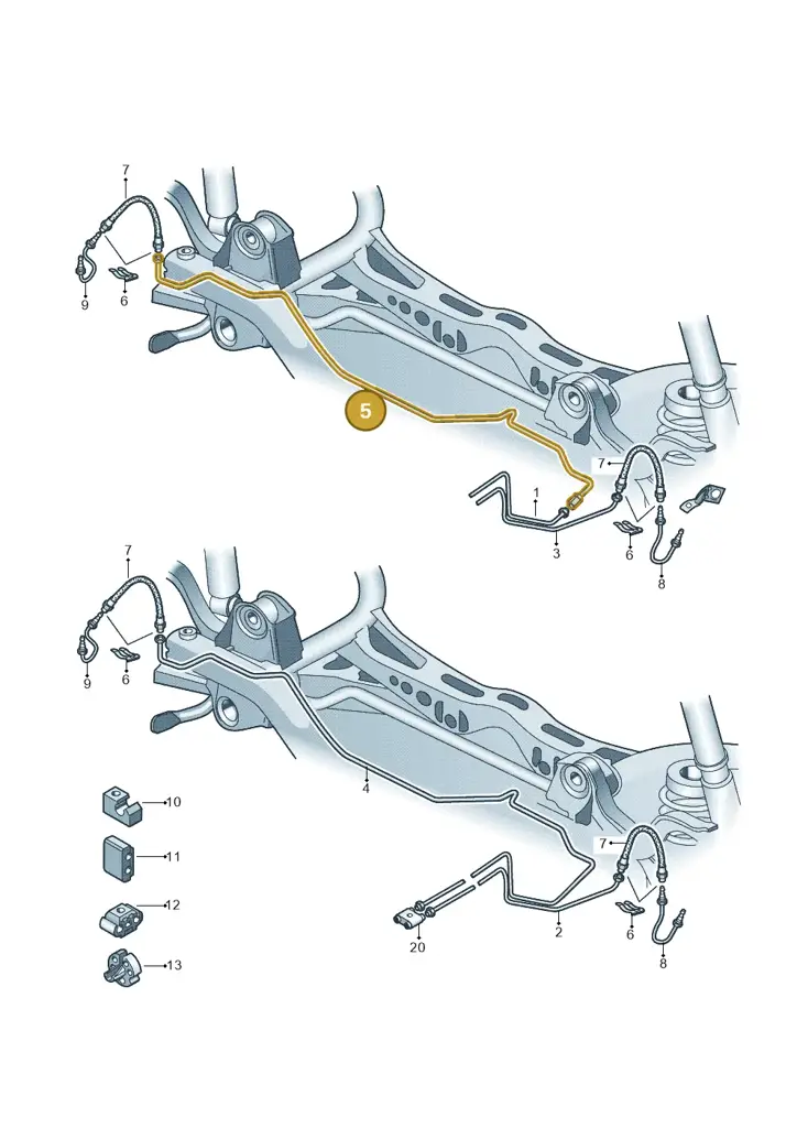 1K0611764N — SEAT Altea XL (2013-) diagram 412611300, position 5