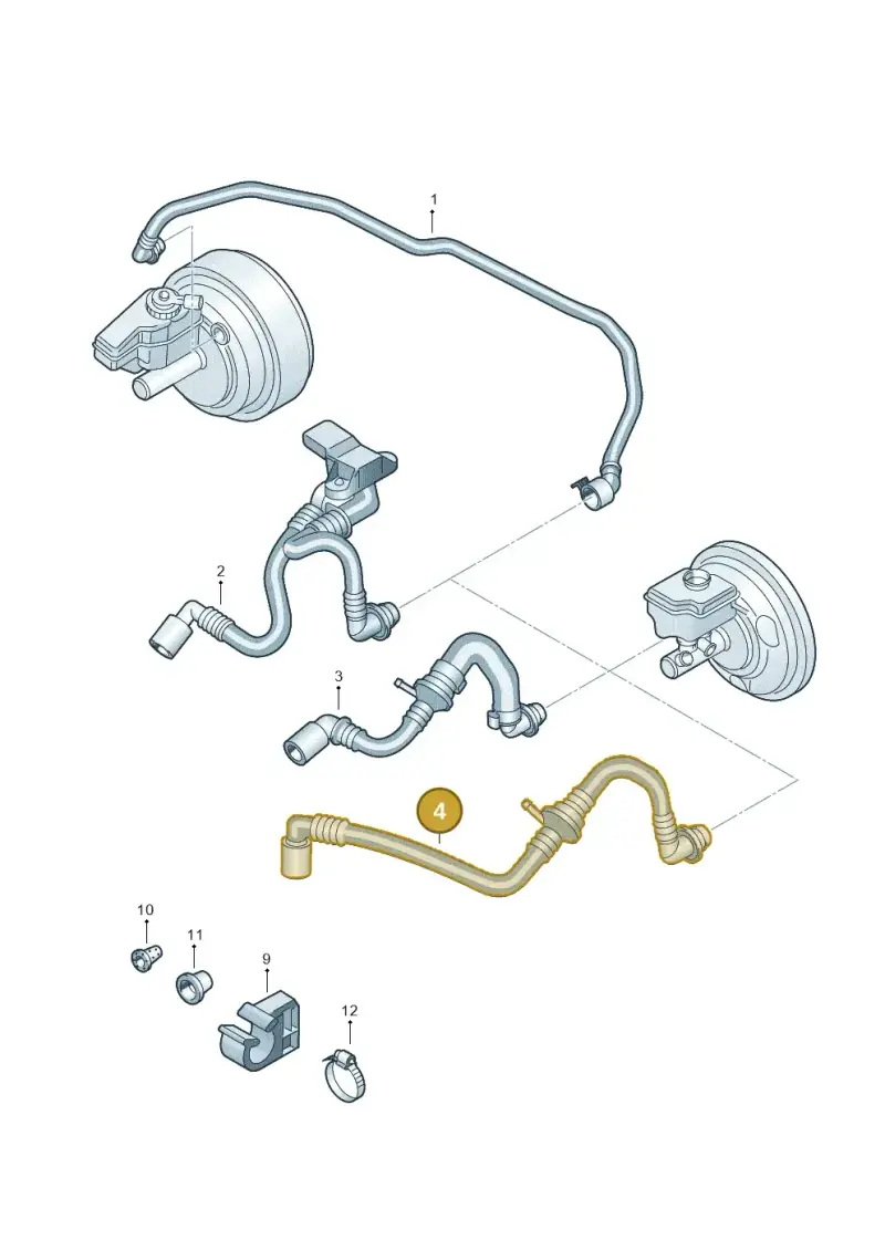 1K0612041FL — Volkswagen TOURAN (2003-2005) diagram 409611700, position 4