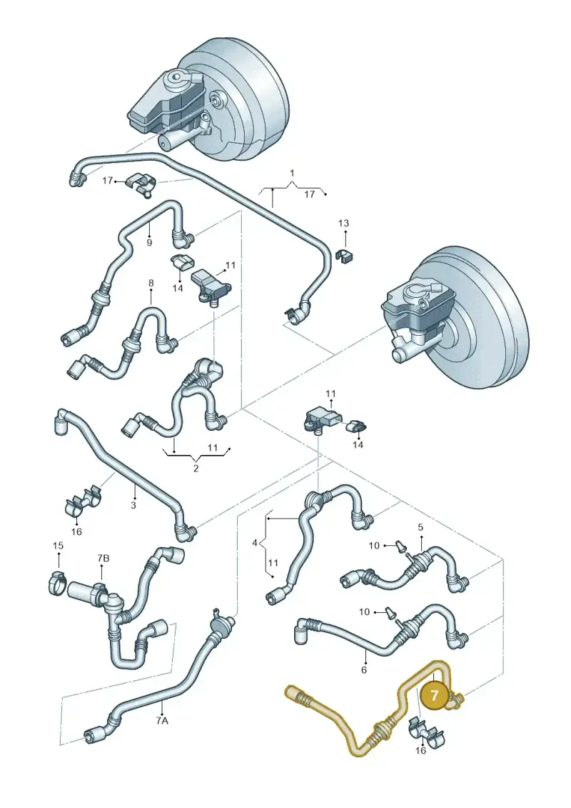 1K0612041FP — Volkswagen JETTA                  06> (2006-) diagram 412611700, position 7