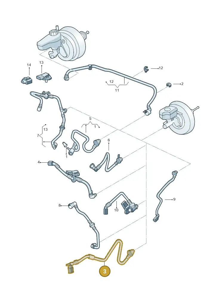 1K0612041HN — Volkswagen Beetle (2016-2019) diagram 715611700, position 3