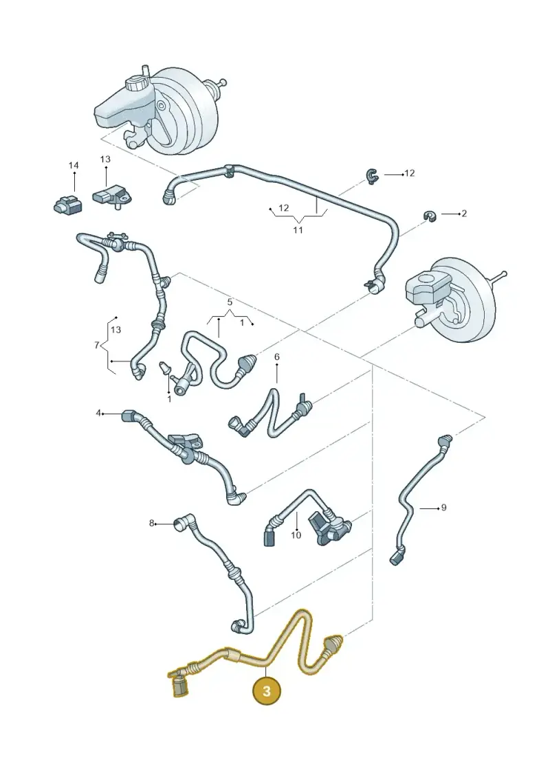 1K0612041HN — Volkswagen Beetle (2016-2019) diagram 715611700, position 3