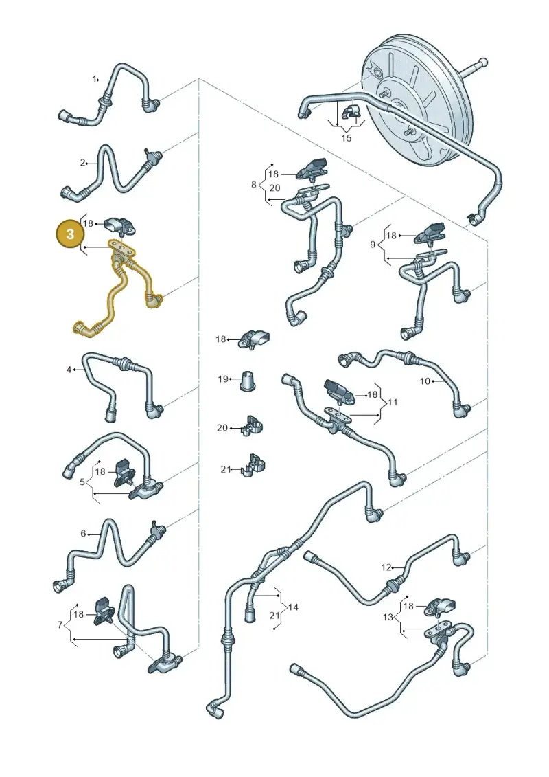 1K0612041KA — Volkswagen Golf Plus (2011-2014) diagram 730611730, position 3