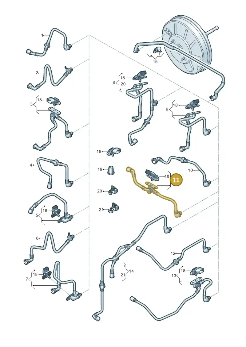 1K0612041KH — Volkswagen Golf Plus (2011-2014) diagram 730611730, position 11