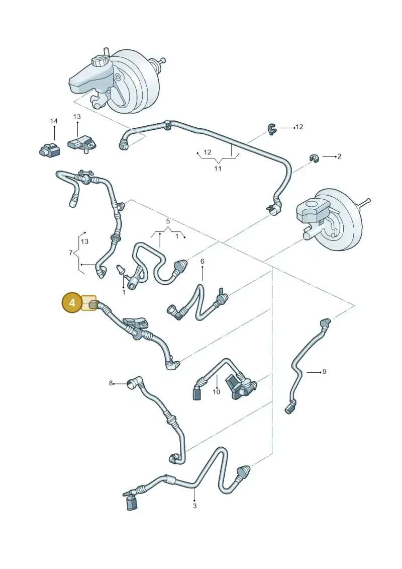1K0612041KH — Volkswagen Beetle (2016-2019) diagram 715611700, position 4