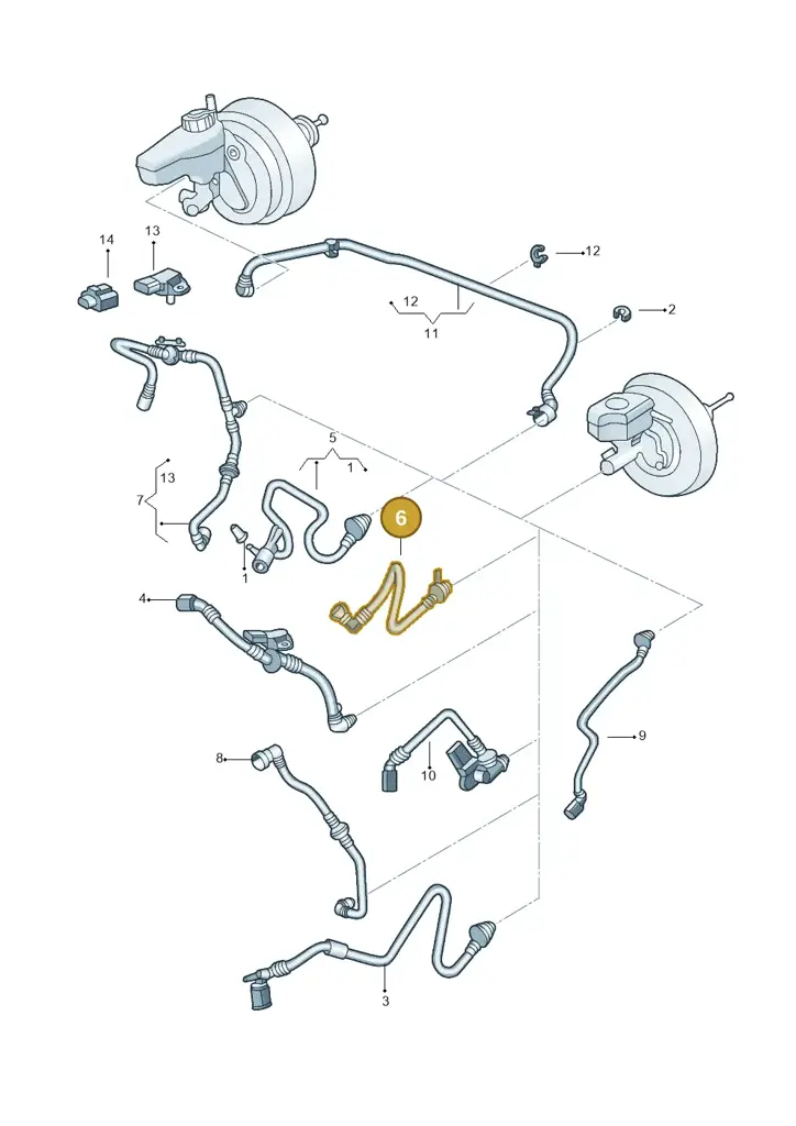 1K0612041LF — Volkswagen Beetle (2016-2019) diagram 715611700, position 6