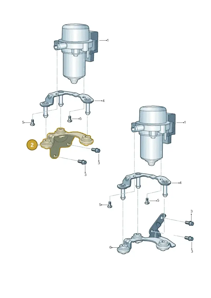1K0612391AD — Volkswagen Beetle (2016-2019) diagram 715611800, position 2