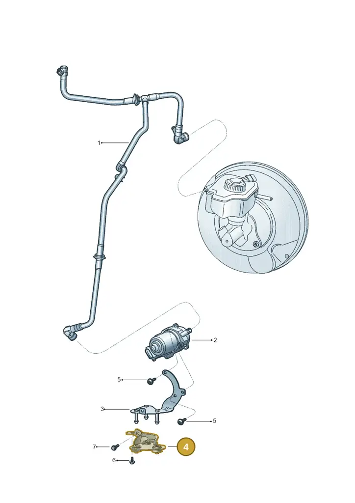1K0612391E — Volkswagen Jetta 2.0 (2015-2015) diagram 880611700, position 4