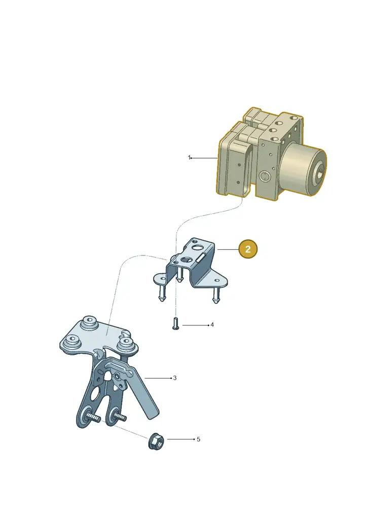 1K0614235E — Volkswagen Jetta 2.0 (2015-2015) diagram 880614100, position 2