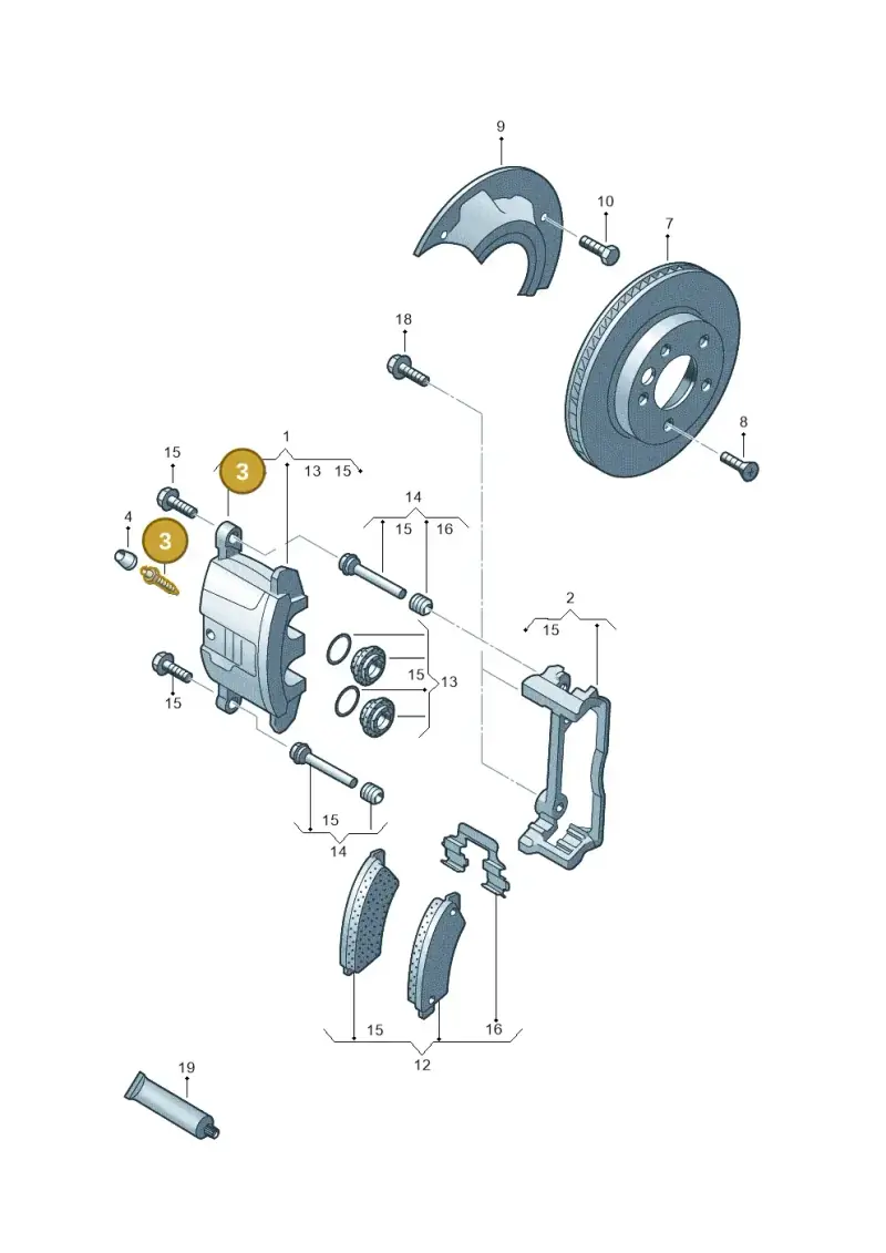 1K0615273B — Volkswagen Amarok twin cab (2022-) diagram 683615250, position 3