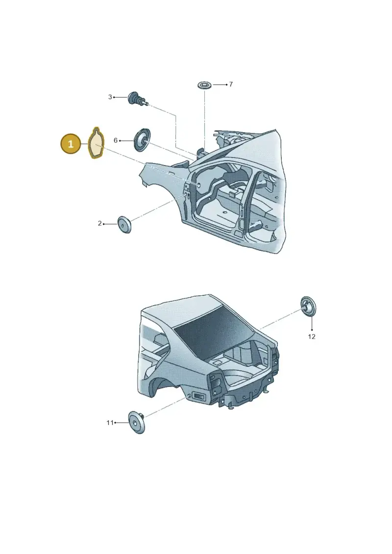 1K0723753 — Volkswagen Jetta 2.0 (2015-2015) diagram 692803360, position 1