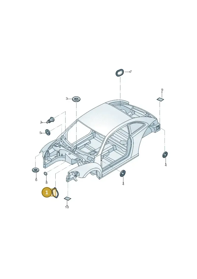 1K0723753 — Volkswagen Beetle (2016-2019) diagram 801803036, position 1