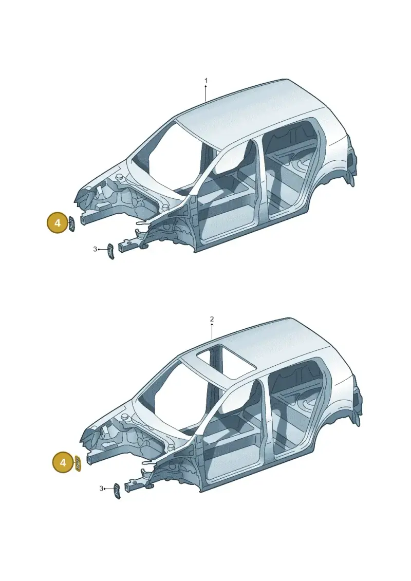 1K0804182B — Volkswagen Golf Plus (2011-2014) diagram 459800000, position 4