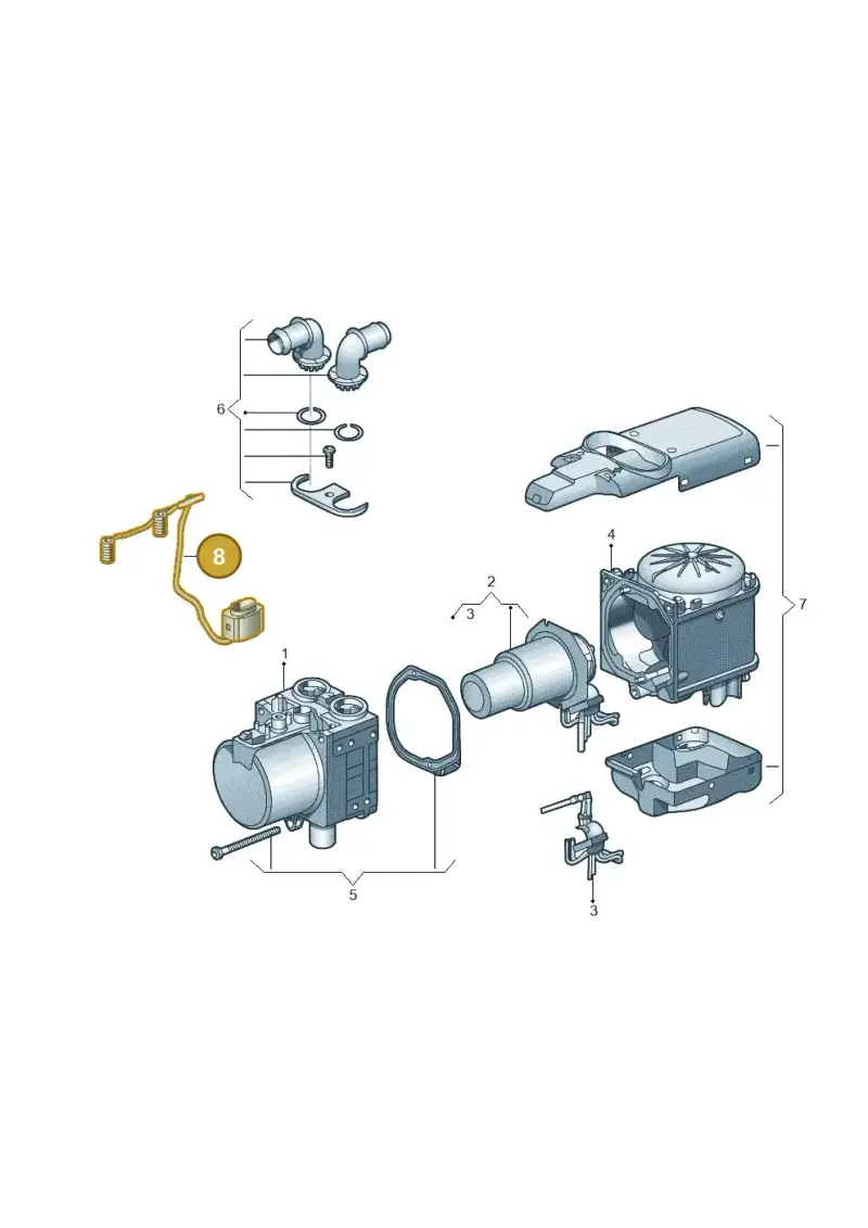 1K0815111A — Volkswagen Sharan BlueMotion (2015-2022) diagram 866819750, position 8