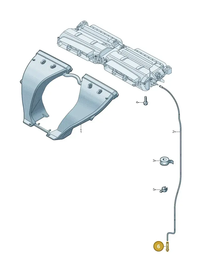 1K0877236 — Volkswagen MAN TGE 55 (2016-2021) diagram 806820450, position 6