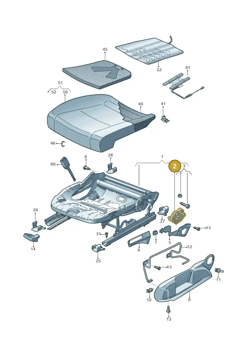 1K0881053A — Volkswagen Passat/4Motion (2005-2007) diagram 656881000, position 2