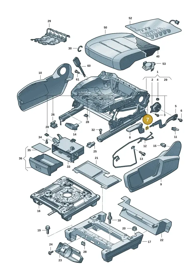 1K0881449 — Volkswagen Multivan (2021-) diagram 7t0881000, position 7