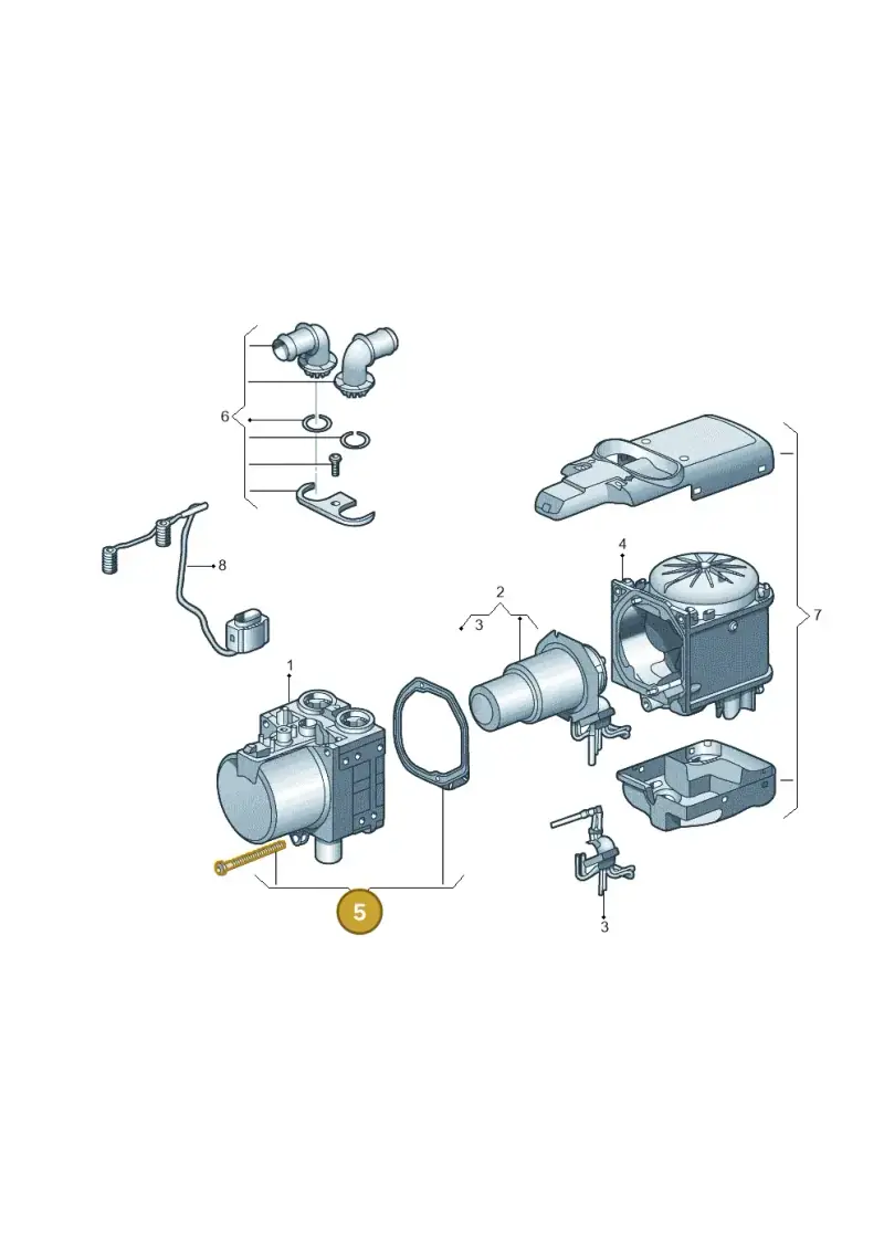 1K0898022 — Volkswagen Sharan BlueMotion (2015-2022) diagram 866819750, position 5