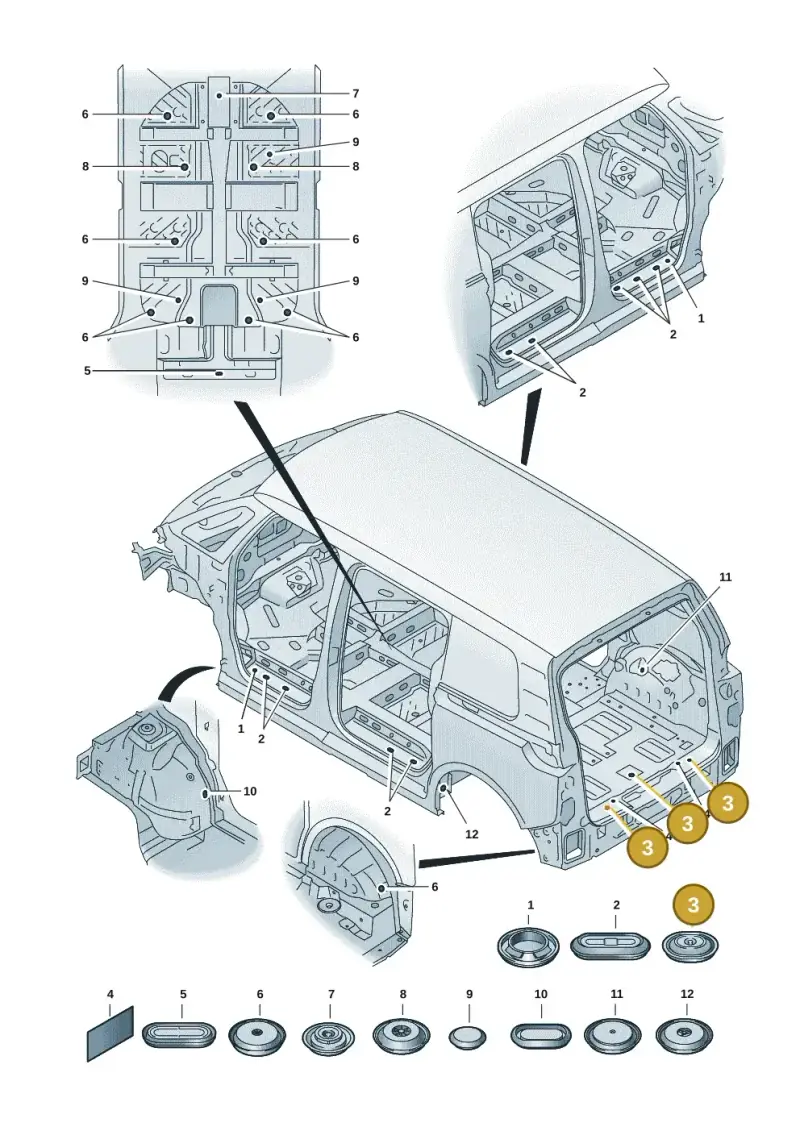 1K0899184 — Volkswagen ID.Buzz (2022-) diagram 15a803680, position 3